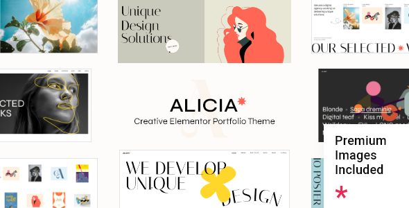 Alicia - Elementor Portfolio WordPress Theme Logo